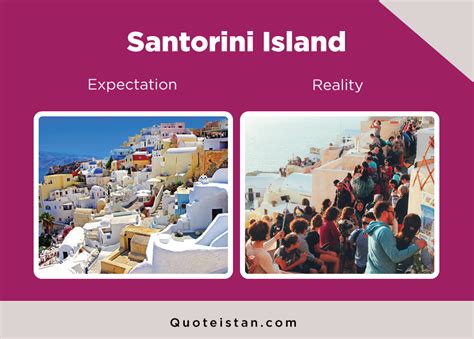 Expectation Vs Reality Santorini Island Santorini Island