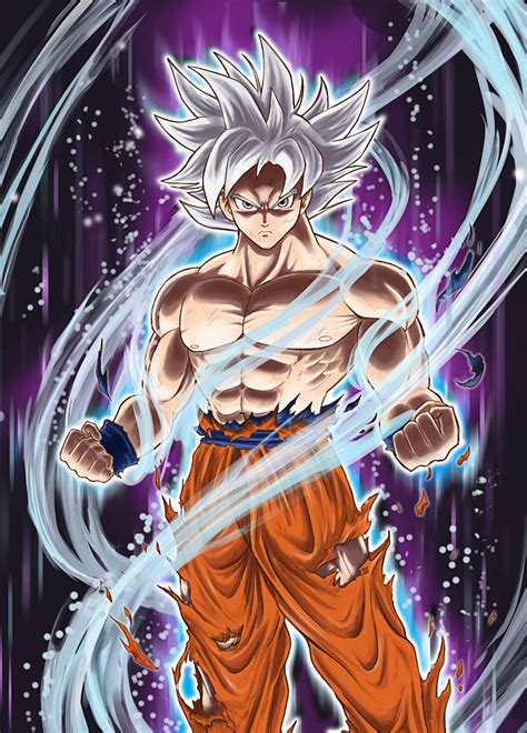 21 x 29,7 cm cadre en option cadre noir en bois. Goku Ultra Instinct Mastered, Abdul Attamimi on ArtStation at https://www.artstation.com/artwo ...