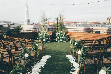 Love On Top The Best Rooftop Wedding Venues In The Us Green Wedding