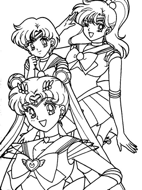 Dibujos Sailor Moon Para Colorear E Imprimir Novalena