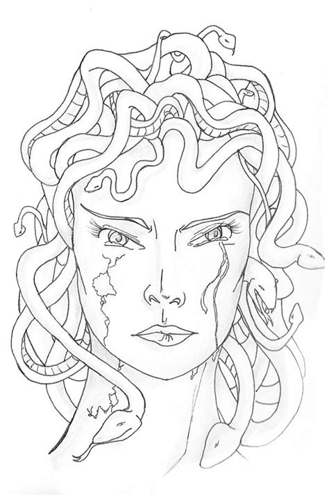 Medusa coloring pages are a fun way for kids of all ages to develop creativity, focus, motor skills and color recognition. Medusa Turned into Stone Coloring Page - NetArt