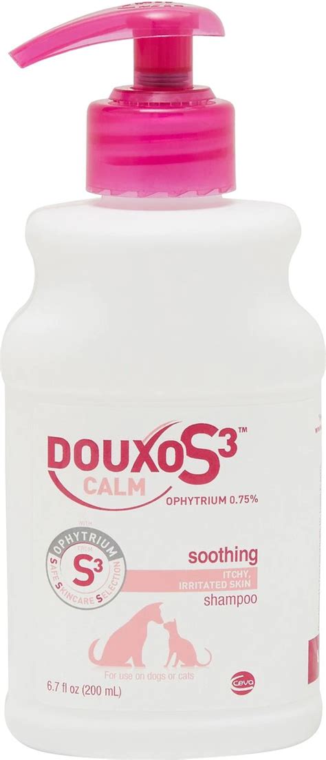 Douxo S3 Calm Soothing Itchy Hydrated Skin Dog And Cat Shampoo