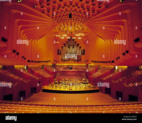Concert Hall Of Sydney Opera House Australia Stock Photo Alamy
