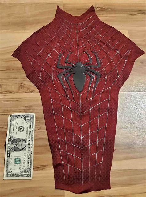 Spider Man The Amazing 3 Chest Panel With Spider Glyph And Webbing 1