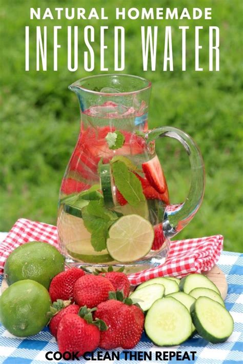 Infused Water Recipes Cook Clean Repeat