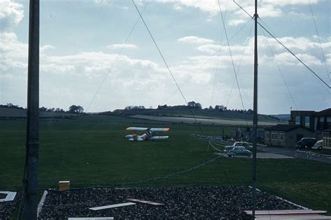 Bi Plane At Raf Old Sarum Field 1960 35mm Photo Slide 2 Ebay