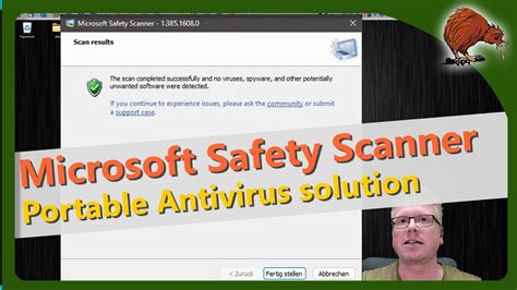 Microsoft Safety Scanner Stand Alone Scan Tool For Windows Youtube