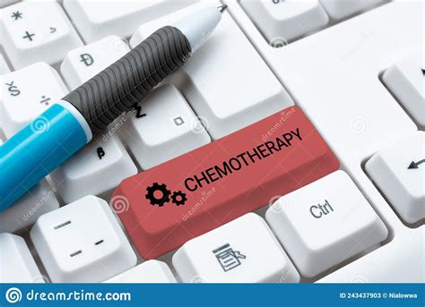 Handwriting Text Chemotherapy Business Showcase The Treatment Of