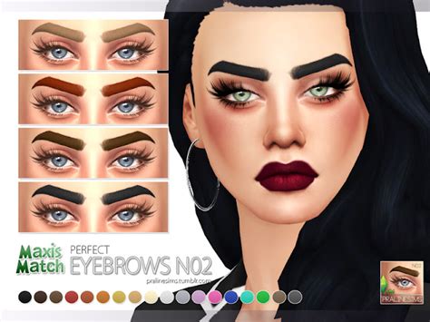 Sims 4 Maxis Match Eyebrow Set Bdaton