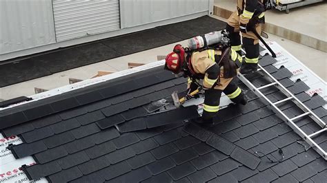 Tesla Solar Roof Firefighting Video Highlights Installation Wiring