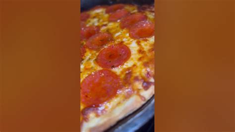 pillsbury pizza crust homemade cast iron pepperoni pizza 🍕 quick and easy recipe youtube