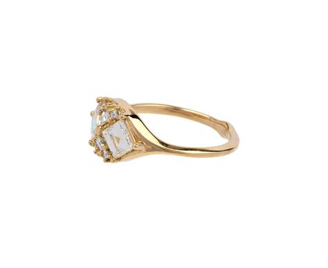 Step Cut Diamond Solitaire Ring