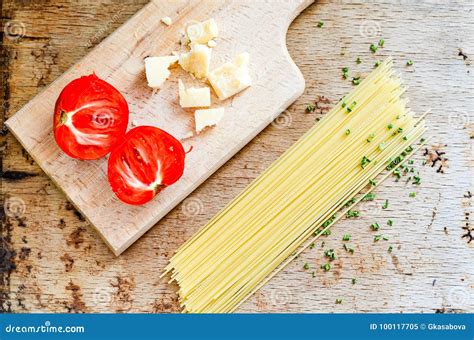 Spaghetti And Parmesan Cheese Stock Image Image Of Healthy Health