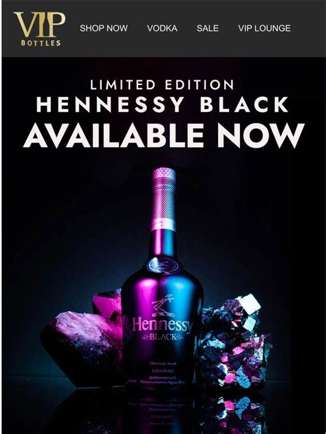Vip Bottles Hennessy Black Is Our Product Of The Month 👀 ⚫ Milled