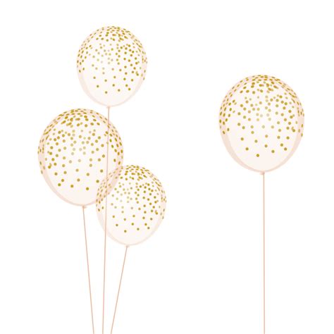 Gold Balloon Vector Background Balloon Love Transparent Png Image