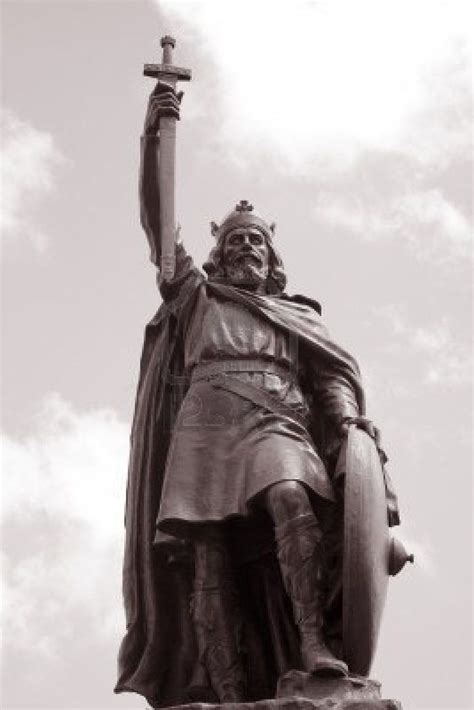 King Alfred Statue By Thornycroft 1899 Winchester England