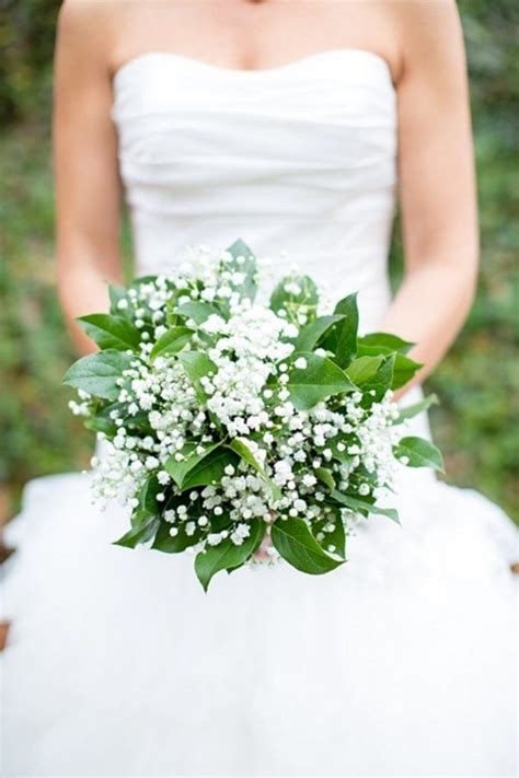 How To Make Your Own Babys Breath Wedding Bouquet 31 Unique And