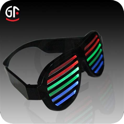The Side Of Sound Activated Led Shutter Sunglasses Sound Control Shutter Rayban Wayfarer