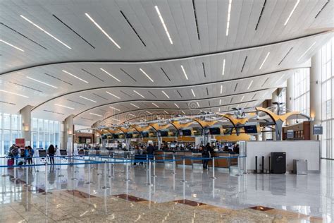 Flughafen Atlanta Atl International Terminal Redaktionelles Bild Bild