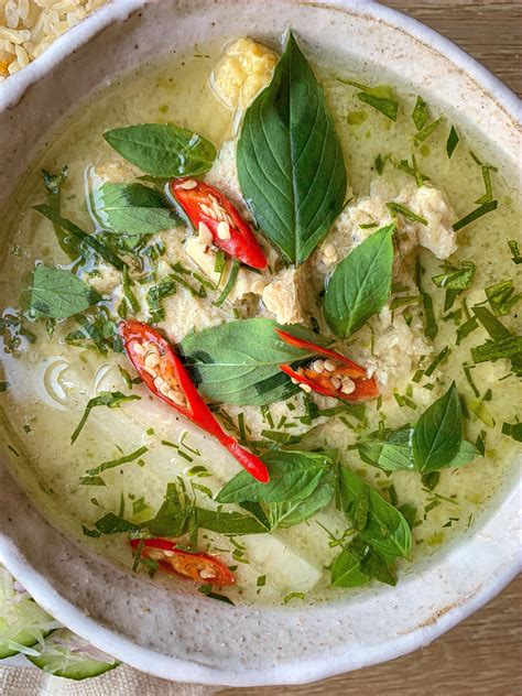 Thai Green Curry 🤤🤤 Authentic Recipe Rveganrecipes