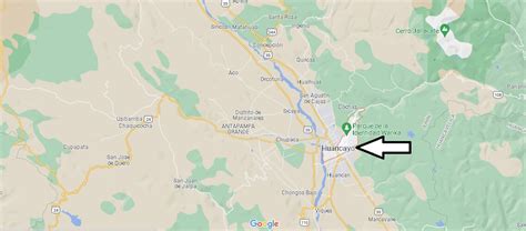 ¿dónde Está Huancayo Perú Mapa Huancayo Perú ¿dónde Está La Ciudad