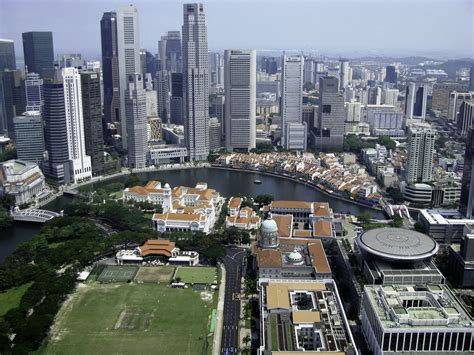 Skyline And Cityscape Of Singapore Image Free Stock Photo Public