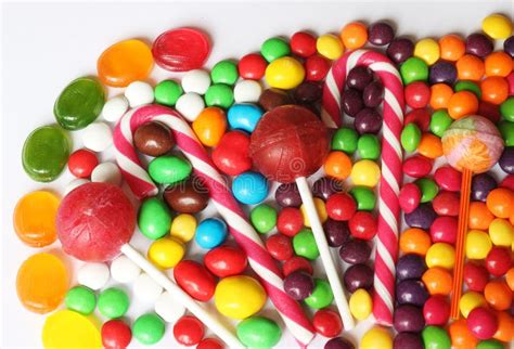 Set Of Bright Assorted Candies Stock Photo Image Of Bonbon Bright