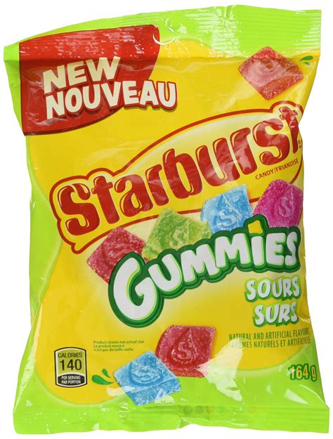 Starburst Gummies Sours Candy 164g58oz Imported From Canada Ebay