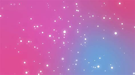 Cute Romantic Pink Blue Background With Moving Sparkling