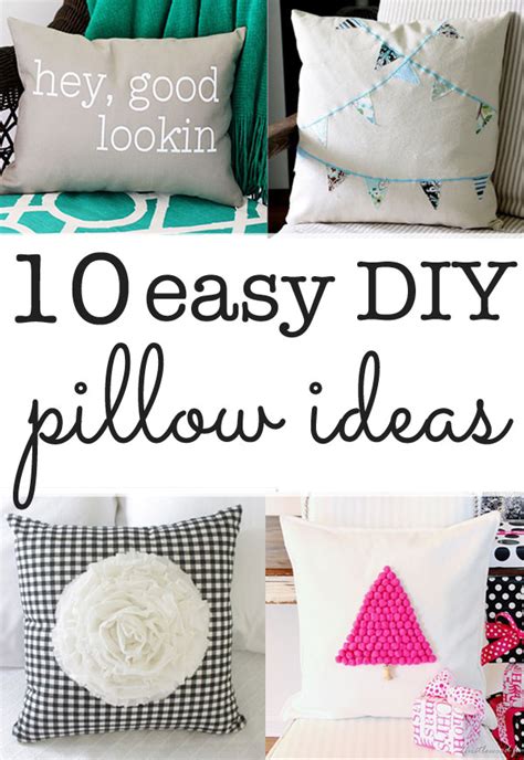 Diy Pillow Ideas Ten Ideas You Can Make In Minutes