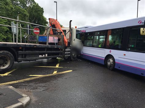 Lorry And Bus Crash In York Calendar Itv News