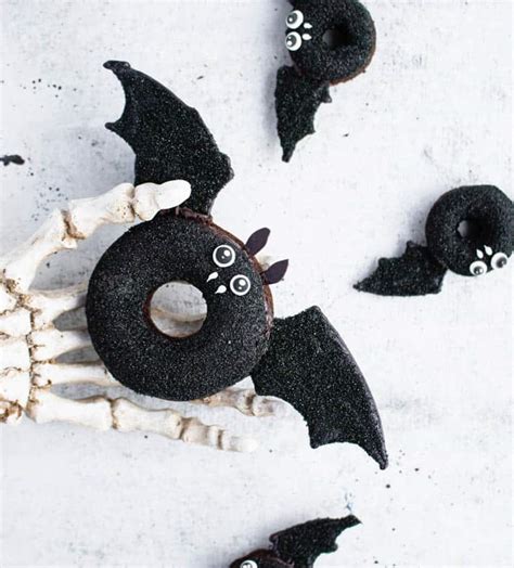 Halloween Bat Doughnuts The Simple Sweet Life
