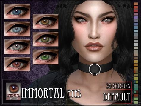 Immortal Eyes For The Sims 4 Found In Tsr Category Sims 4 Eye Colors