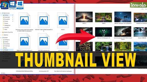 How To Enable Thumbnail View For Files In Windows Pc All Files Are