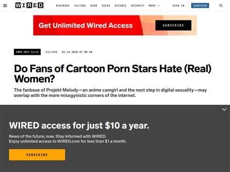 Do Fans Of Cartoon Porn Stars Hate Real Women Wired