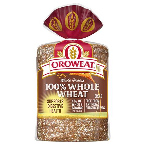 Oroweat Whole Grains Whole Wheat Bread Shop Sliced Bread At H E B