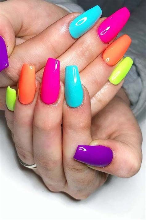 Summer Nails Multicolor The Best Nail Art Trends Of Cobphotos