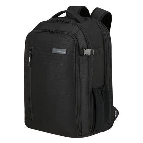Samsonite Roader Laptop Backpack L Exp Deep Black Stuivenga Lederwaren Delft