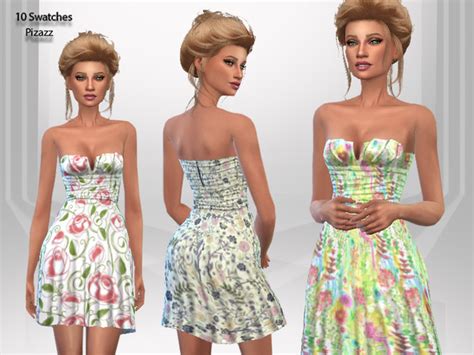 Evening Desire Elegant Dress Collection By Pizazz At Tsr Sims 4 Updates