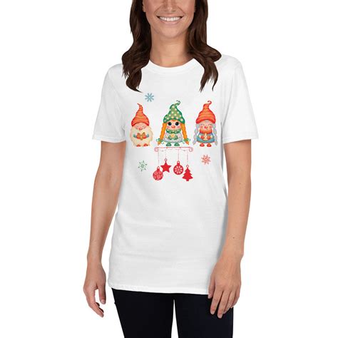 Gnomes Christmas Shirt Gnome Shirt Etsy Uk