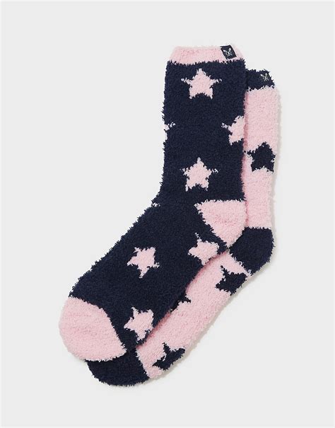 Womens 2 Pack Fluffy Socks From Crew Clothing Company