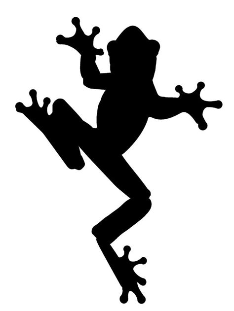Frog Silhouette By Kwg2200 Silhouette Art Animal Stencil Stencils