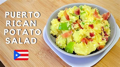 Puerto Rican Potato Salad With Apples Ensalada De Papa Boricua Youtube