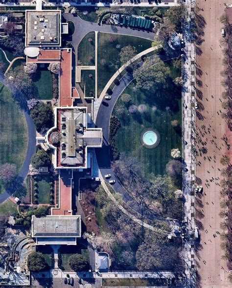 Aerial View Of White House Grounds
