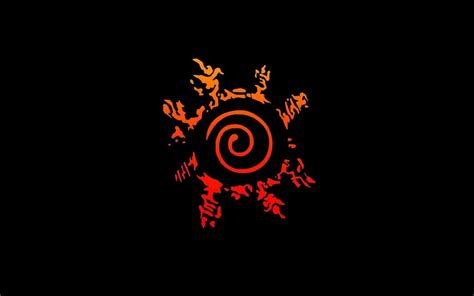 Wallpaper Anime Text Logo Graphic Design Naruto Shippuuden