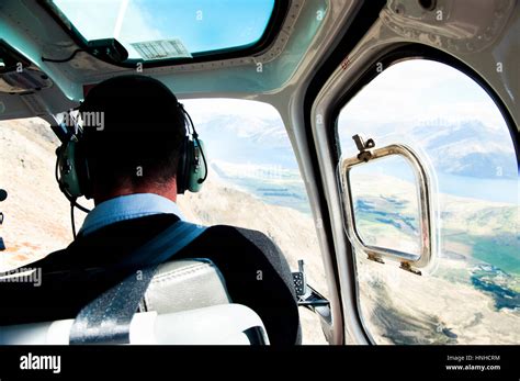 Helicopter Cabin Stock Photo Alamy