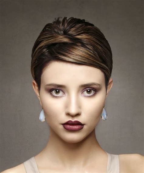 Sculpted And Sophisticated Pixie Haircut With Flair
