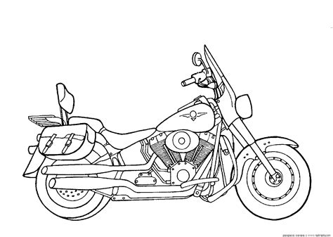 Harley Davidson Drawing Outline At Getdrawings Free Download