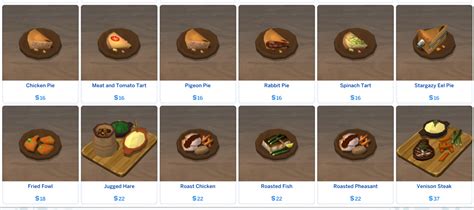 Mod The Sims Olde Cookbook Kit V03 Cookbook Venison Meat