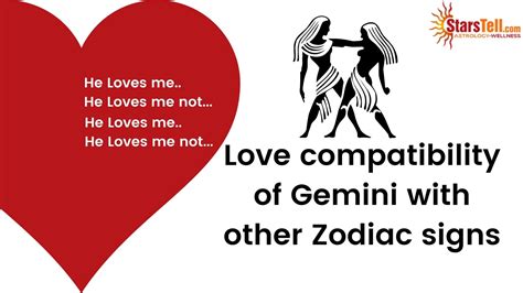 Gemini Love Compatibility With Other Zodiac Signs Online Astrology